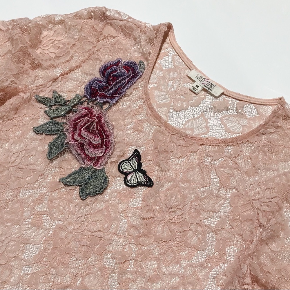 WYLD HART Lace Top